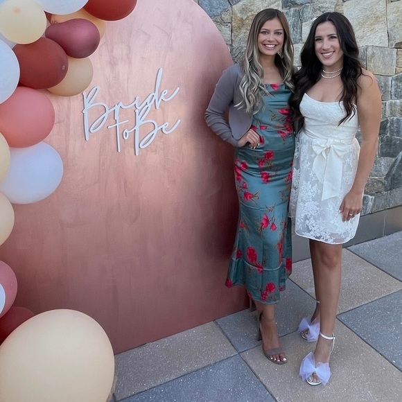 Amsale Little White Strapless Dress - Picture 4 of 6